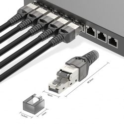 Куплунг-гнездо RJ45 за кабел категория 7/6А/6/5е /0132010032